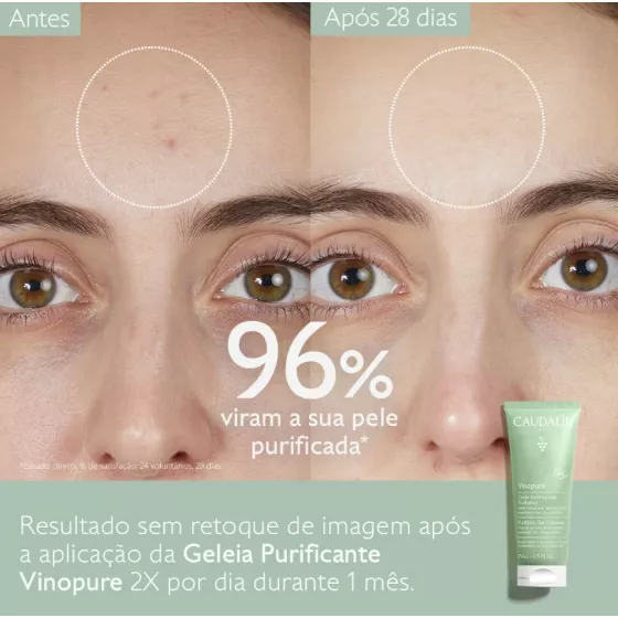 Caudalie Vinopure Purifying Facial Cleansing Gel 75ml