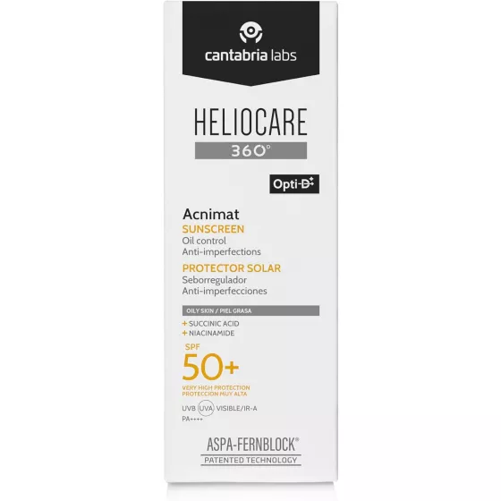Heliocare 360º Opti-D+ Acnimat Oil Control SPF50 | 50ml