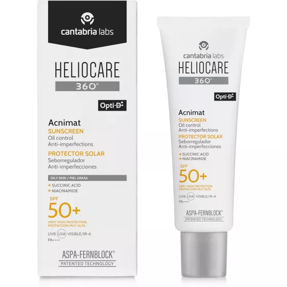 Heliocare 360º Opti-D+ Acnimat Oil Control SPF50 | 50ml