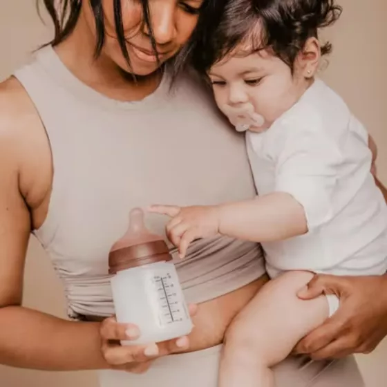 Suavinex ZeroZero Pack Baby Bottle + Pacifier Burgundy +0m