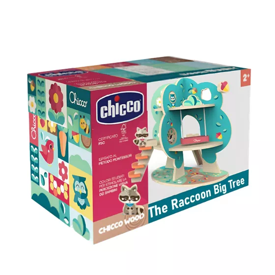 Chicco My Wood Friends The Great Raccoon Tree Toy