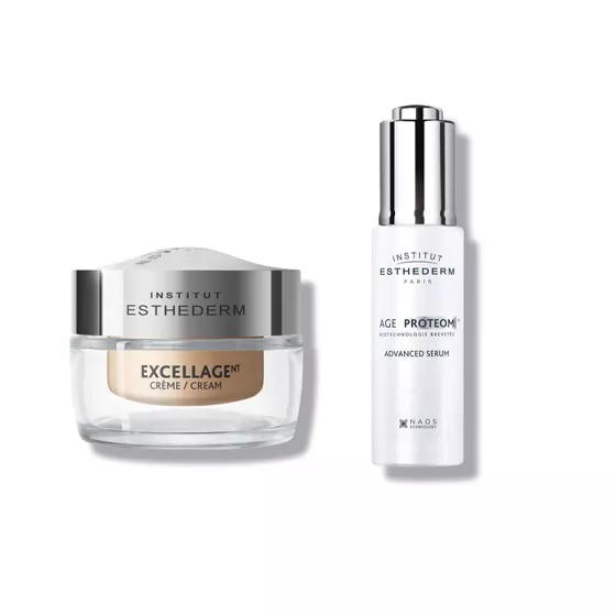 Esthederm Excellageᴺᵀ Cream 50ml + Age Proteom™ Serum 15ml