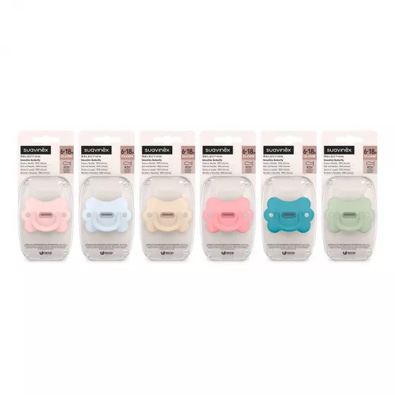 Suavinex Selection Smoothie Butterfly Pacifier 6-18m