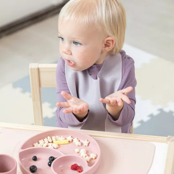 Chicco Easy Menu Pink Plate 12m+