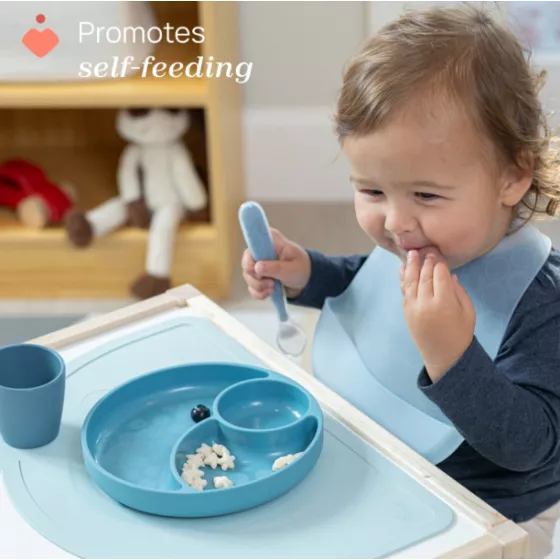 Chicco Easy Menu Blue Plate 12m+