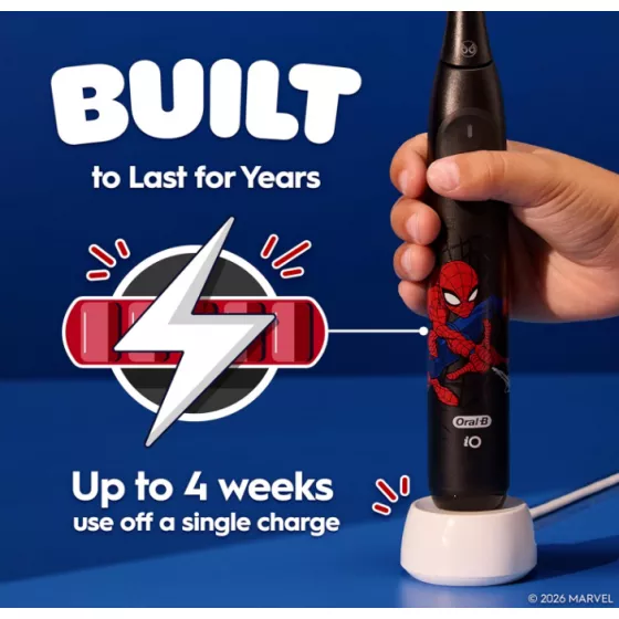 Oral-B iO Kids Spider-Man Electric Toothbrush +6 Months + Case
