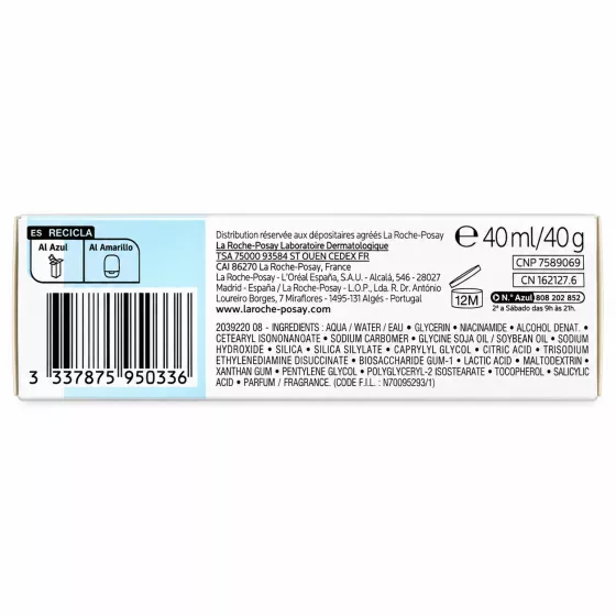 La Roche-Posay Effaclar SupraMolecular Sebum and Pore Correcting Gel 40ml