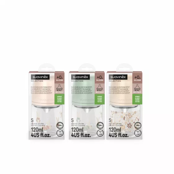 Suavinex Selection Baby Bottle 120ml 0M+