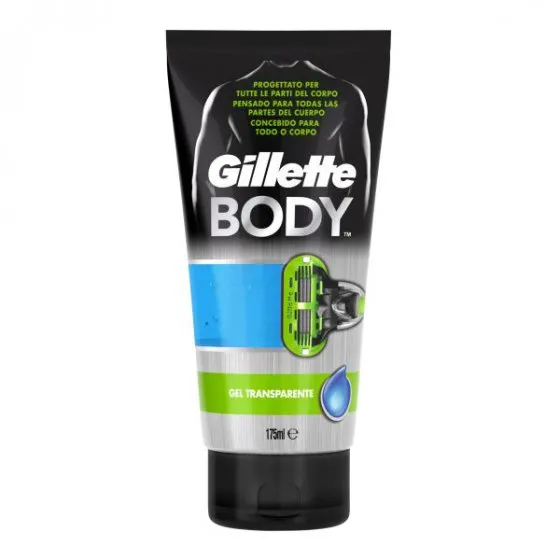 Gillette Body Gel Body Clear Body Wash, Men`s, Shaving