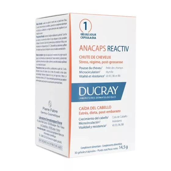 Ducray Anacaps Reactiv x30 Capsules