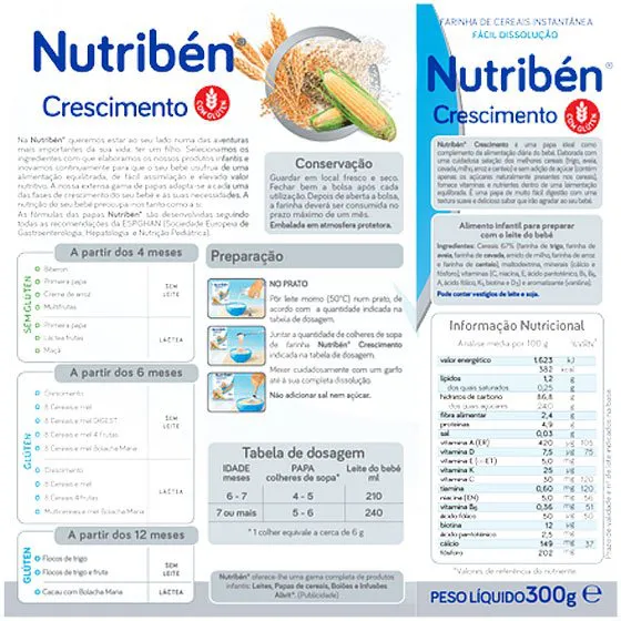 Nutribén® Gluten-free cereals - Nutriben International