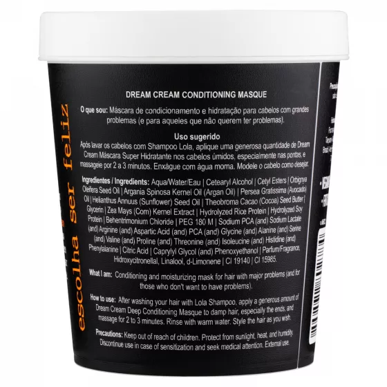 Lola Dream Cream Máscara Super Hidratante 450g