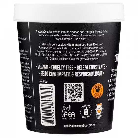 Lola Dream Cream Máscara Super Hidratante 450g