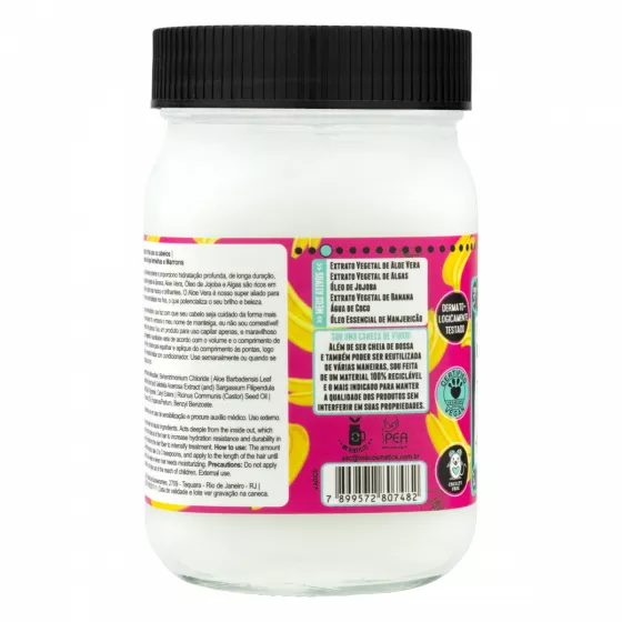 Lola Be(M)dita Ghee Máscara Hidratante Banana & Aloe Vera | 350g