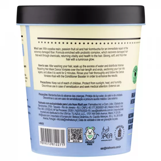Lola Danos Vorazes Máscara Reparação Intensiva 450g