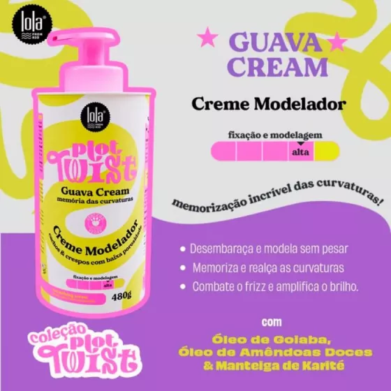 Lola Plot Twist Guava Creme Modelador 480g
