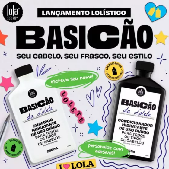 Lola Basicão Kit Champô 250ml + Condicionador 250g