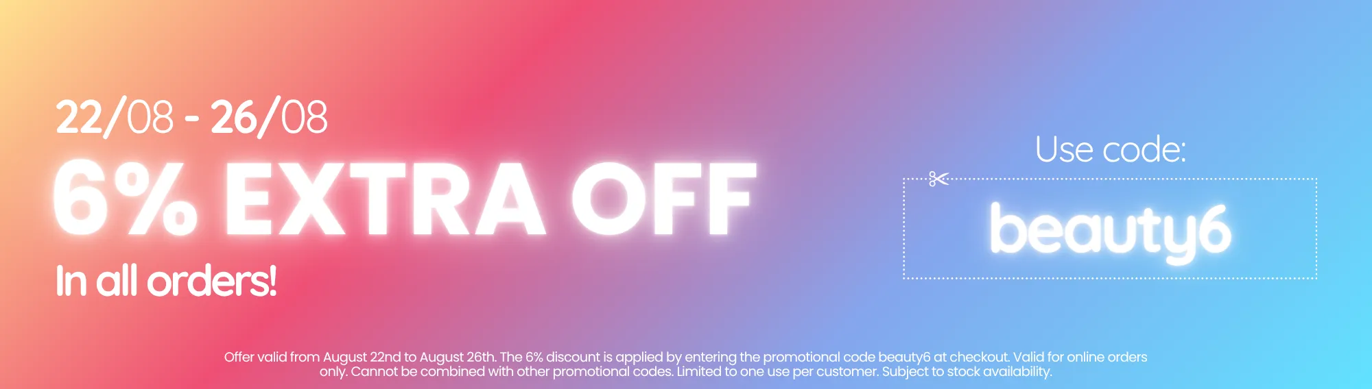 Faixa promoção
