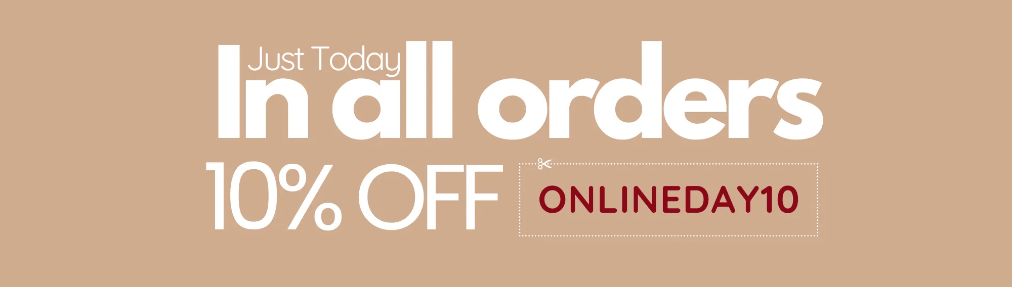 Online Shopping Day | Get 10% Off