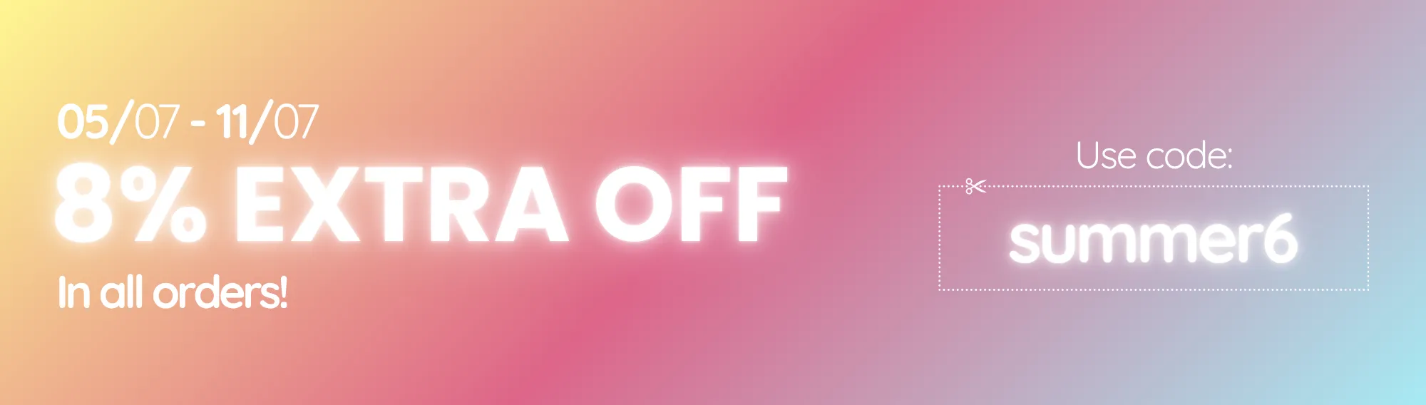 Faixa promoção