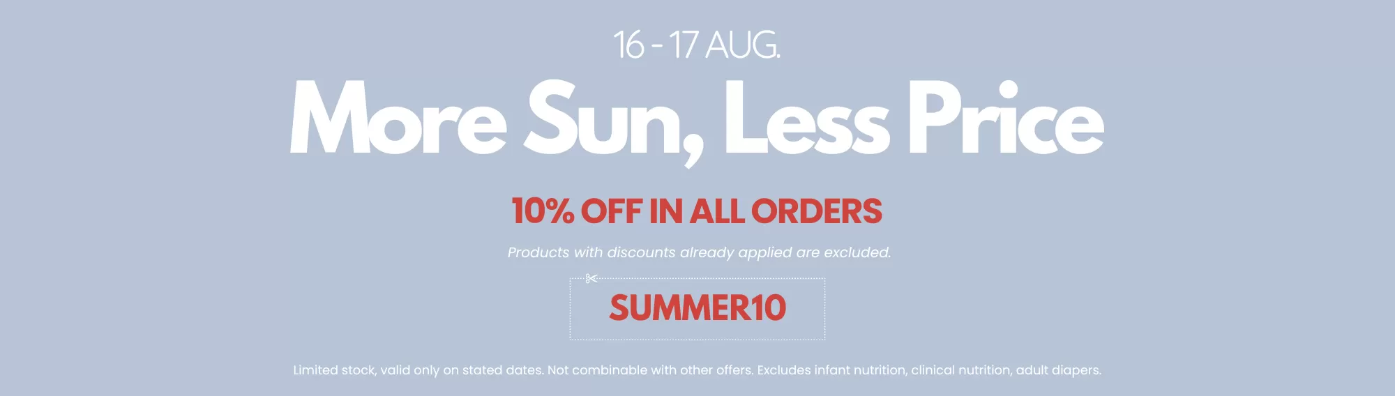 More sun, less price