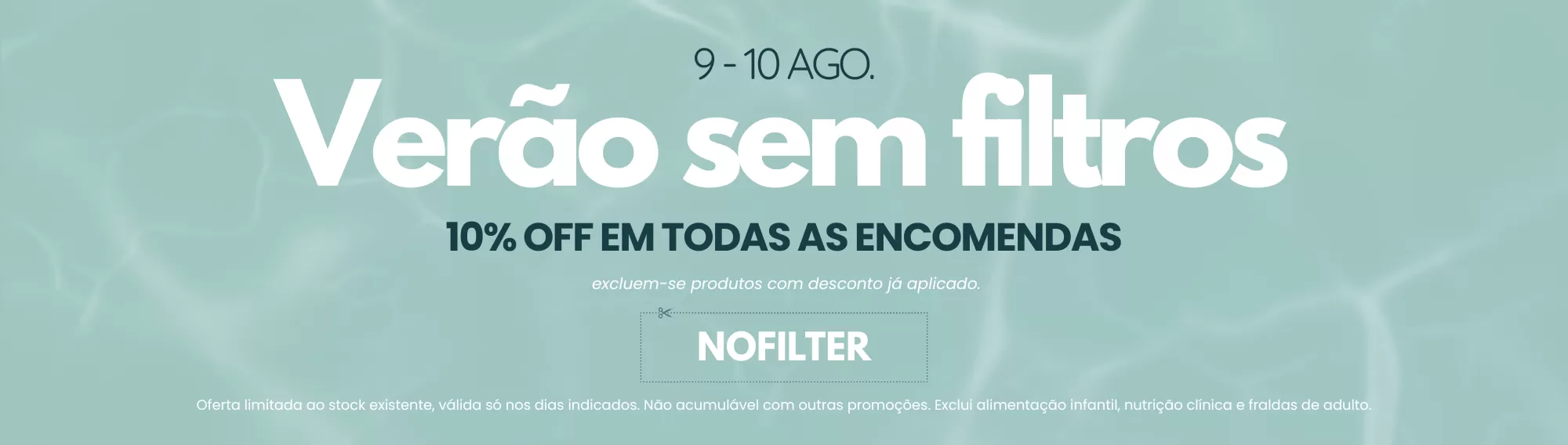 No filter discount campaign