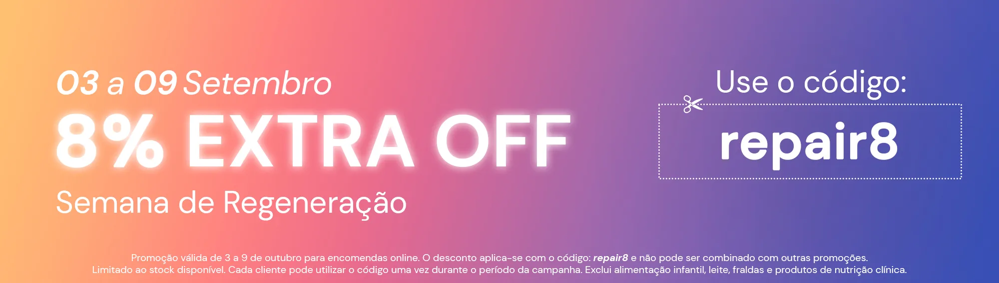 Faixa promoção