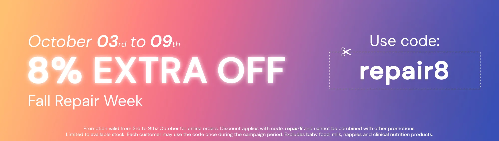 Faixa promoção