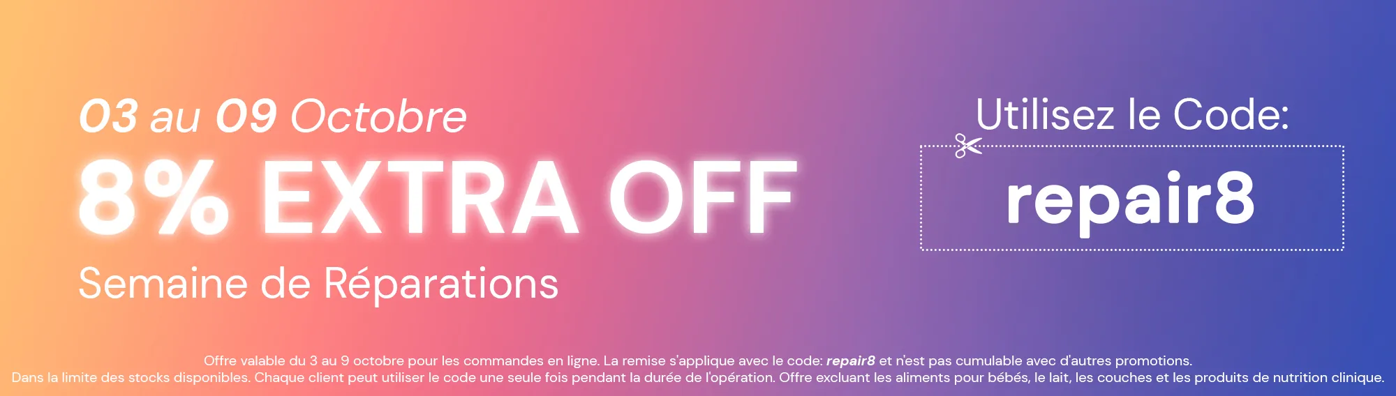 Faixa promoção